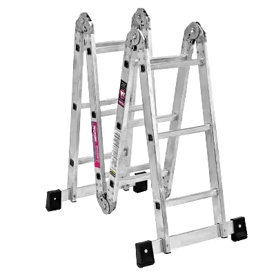 Escalera Multiposiciones 12 Escalones de Aluminio