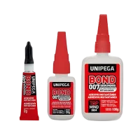Bond 007 Segundos – Adhesivo Instantáneo Unipega para Goma, Metal y Plástico