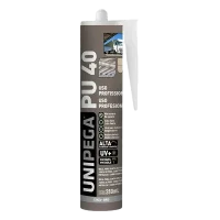 Poliuretano PU40 Uso Profesional Unipega aplicado en juntas de concreto y aluminio